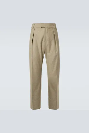 Loro Piana Pantaloni regular Reinga in lana e cashmere