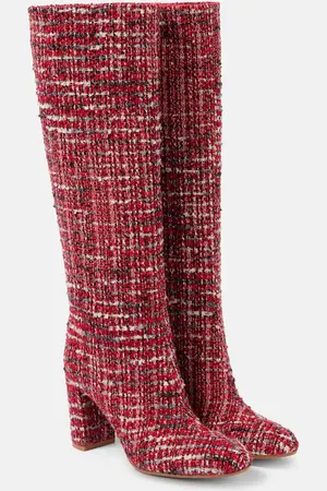 Gianvito Rossi Stivali in bouclé