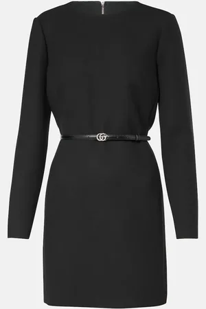 Gucci Abito corto in crêpe di lana