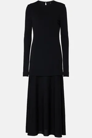 Jil Sander Abito lungo in jersey