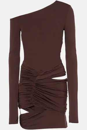 Nensi Dojaka Abito corto in jersey con cut-out