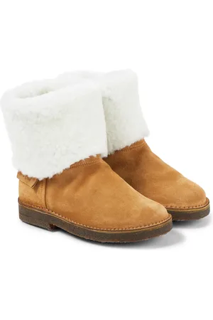 PèPè PèPè Stivali in suede con shearling