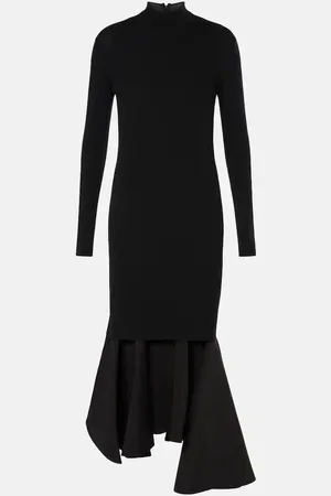 Bottega Veneta Abito midi con ruches