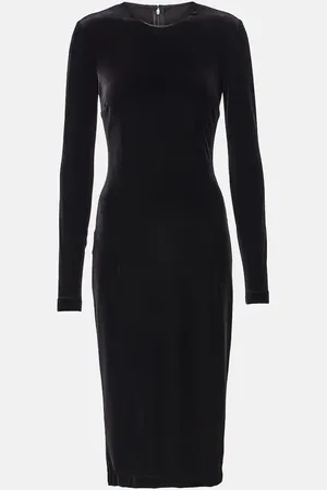 Dolce & Gabbana Abito midi in velluto
