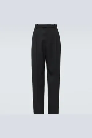 Bottega Veneta Pantaloni regular in twill di lana