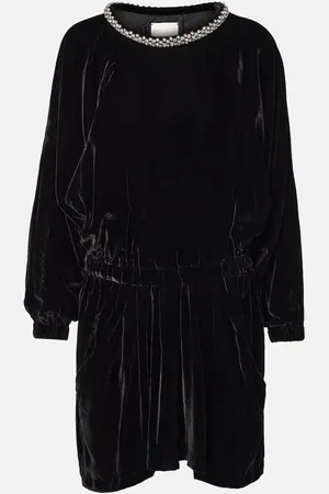 Isabel Marant Abito corto Beniga in velluto