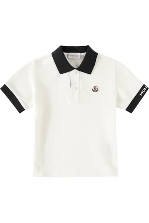 Moncler Polo in piqué di cotone