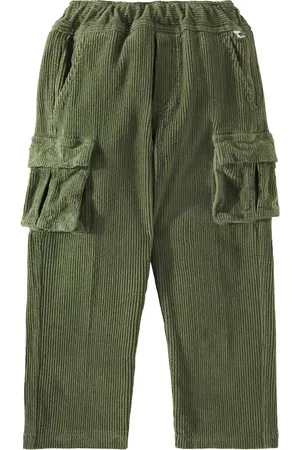 Il gufo Pantaloni regular in velluto a coste