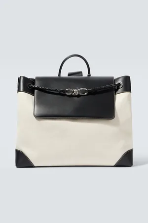 Bottega Veneta Zaino Andiamo Large in canvas e pelle