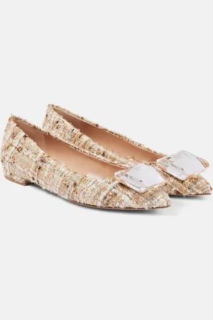 Gianvito Rossi Ballerine Jaipur in bouclé
