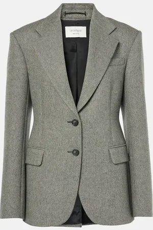 Sportmax Blazer Gel in tweed di misto lana