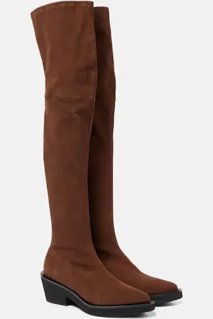 Robert Clergerie Stivali cuissardes Tenny in suede