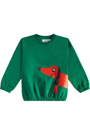 Mini Rodini Felpa in cotone con stampa