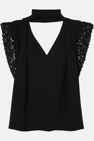 Isabel Marant Top Lenia con paillettes