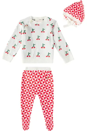 Bobo Choses Baby - Pullover, pantaloni e berretto Cherry