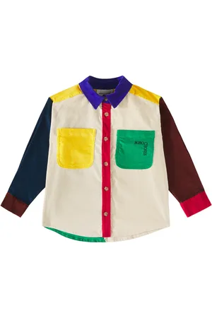 Bobo Choses Camicia Bobo Square in velluto a coste