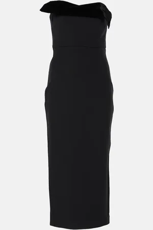 Roland Mouret Abito midi in crêpe