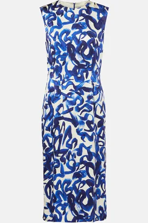 DRIES VAN NOTEN Abito midi con stampa