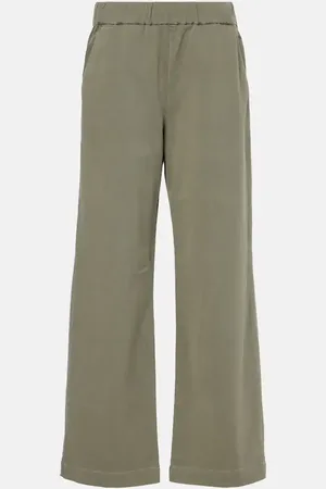 Velvet Pantaloni a gamba larga Naya in twill