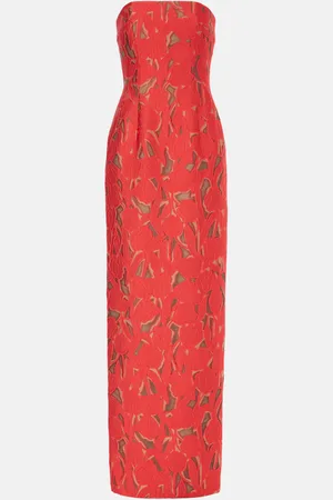 EMILIA WICKSTEAD Abito bustier Laelia in jacquard