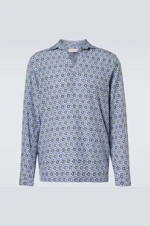 Orlebar Brown Camicia Ridley con stampa