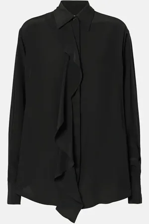 Victoria Beckham Blusa in seta con balze
