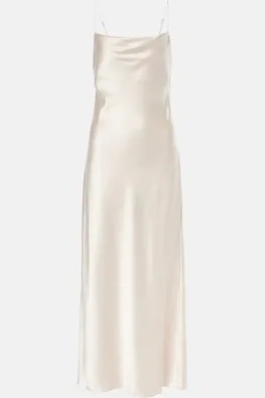 Dorothee Schumacher Abito midi Sense of Shine in misto seta