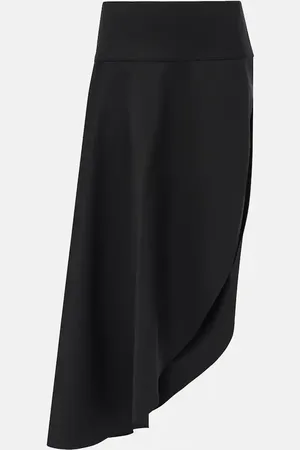Alaïa Alaïa Gonna midi asimmetrica in lana