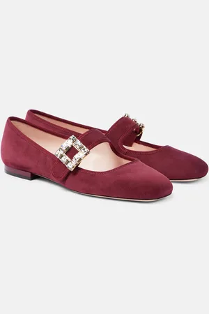 Roger Vivier Ballerine Mary Jane Très Vivier Babies in suede