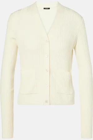 Joseph Cardigan in maglia di lana a coste