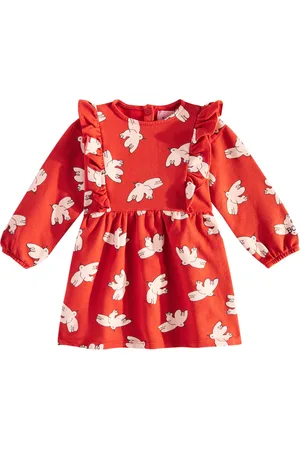 Bobo Choses Baby - Abito Freedom Bird con balze