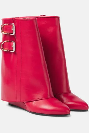 Givenchy Stivaletti Shark Lock Buckles in pelle
