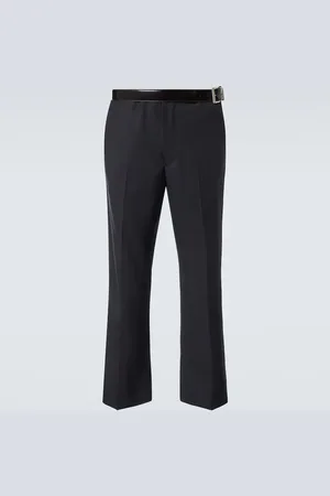 Prada Pantaloni in gabardine di lana