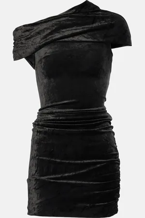 Rick Owens Abito corto Lilies Lola in velluto