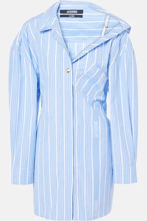 Jacquemus Abito chemisier in cotone a righe