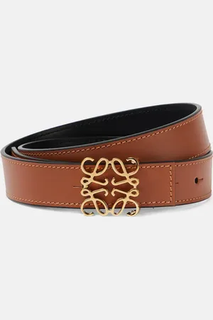 Loewe Cintura reversibile Anagram in pelle