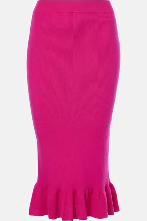 Nina Ricci Gonna midi in misto lana
