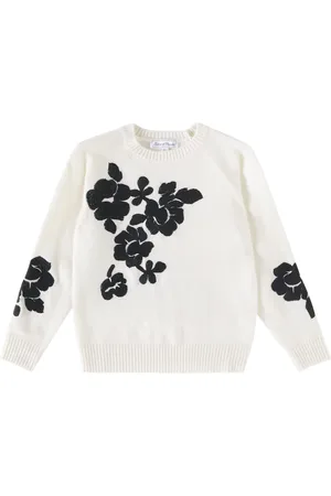 Tartine Et Chocolat Pullover in lana con ricamo