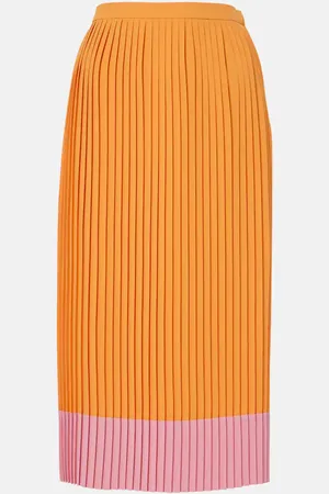 DRIES VAN NOTEN Gonna midi a pieghe