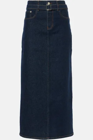 Proenza Schouler Gonna midi di jeans Calder