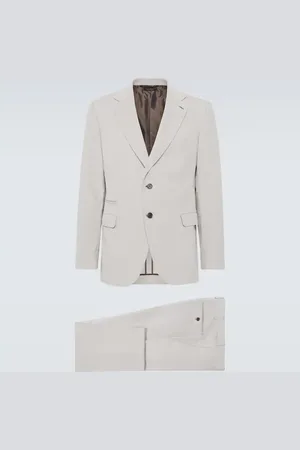 BRIONI Abito Trevi in velluto di cotone e cashmere a coste