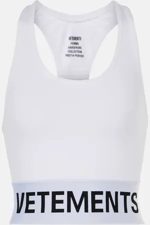 Vetements Top sportivo con logo