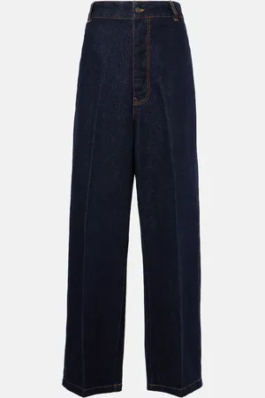 Victoria Beckham Jeans a gamba larga e vita alta