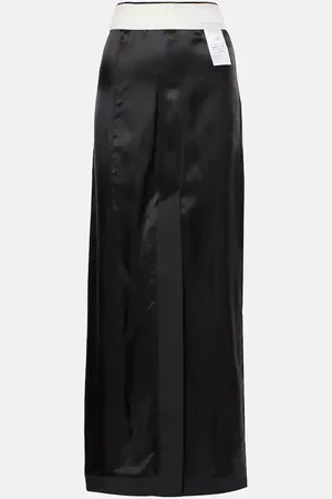 Maison Margiela Gonna lunga in raso