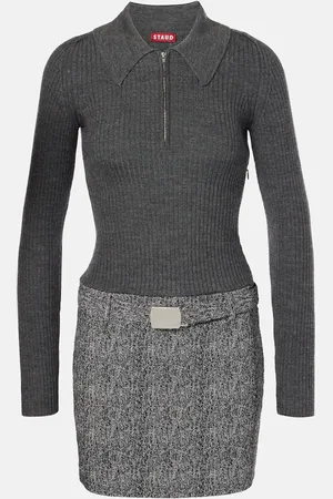 Staud Abito corto Platt in maglia