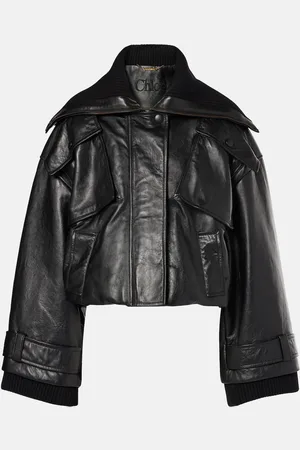 Chloé Chloé Bomber cropped in pelle