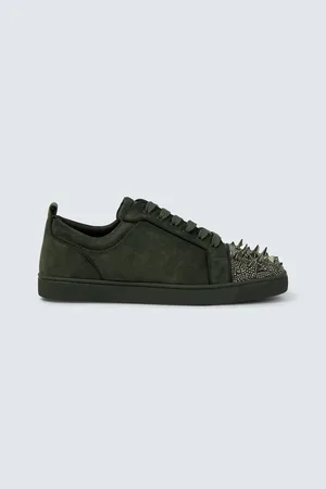 Christian Louboutin Sneakers Louis Junior Spikes in velluto