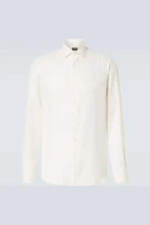 Ermenegildo Zegna Camicia Cashco in cotone e cashmere
