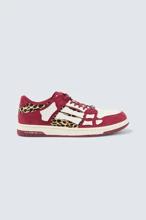 AMIRI Sneakers Leopard Skel Top Low in pelle