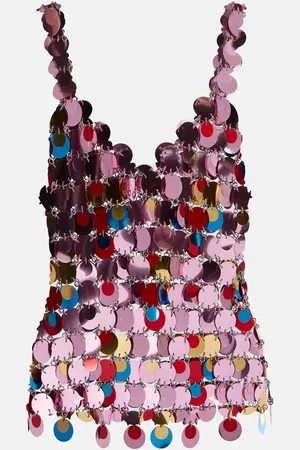 Paco rabanne Top con paillettes